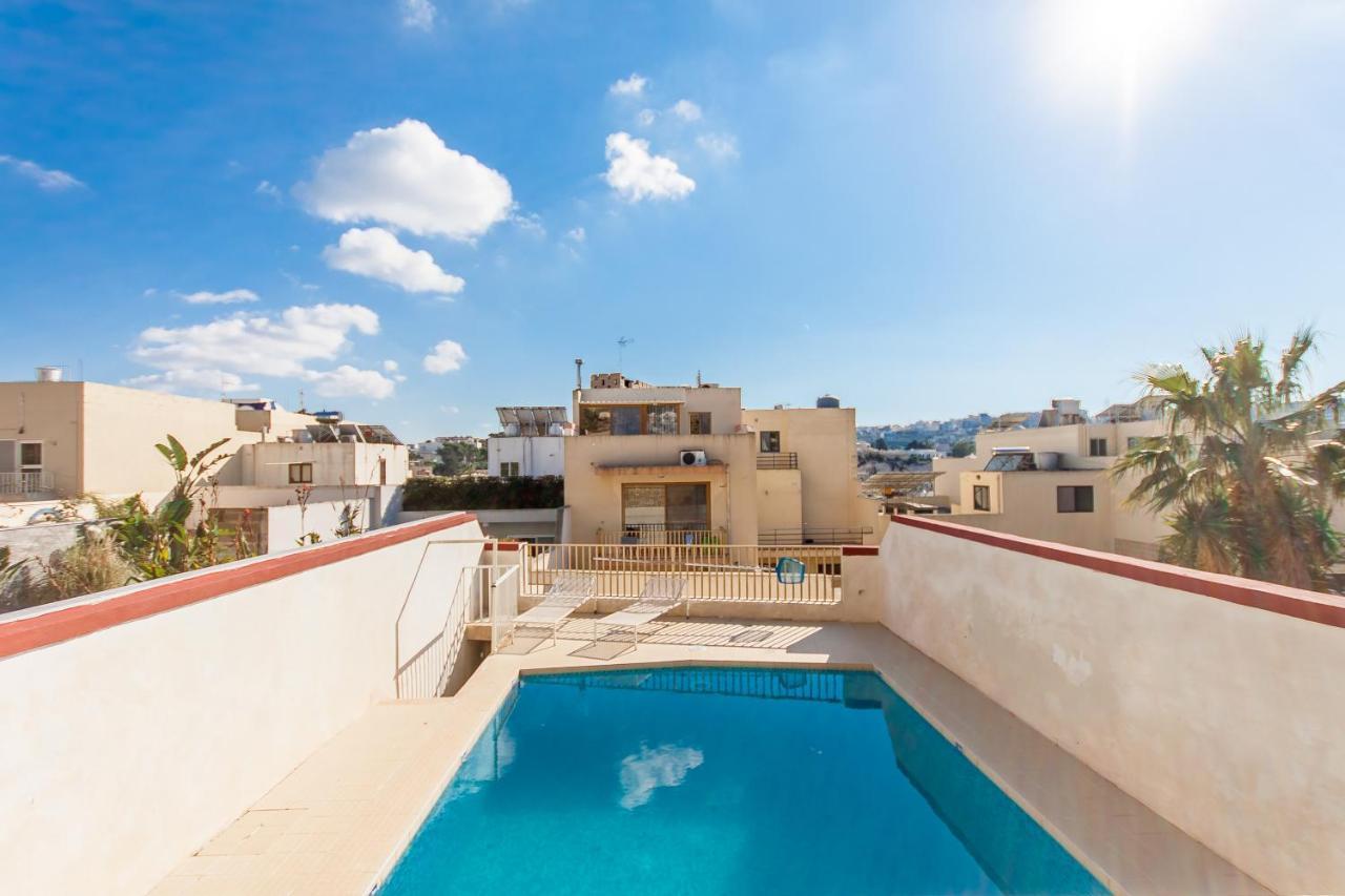 Pool And Sea Merill Apartments - Happy Rentals Mellieha Exterior foto