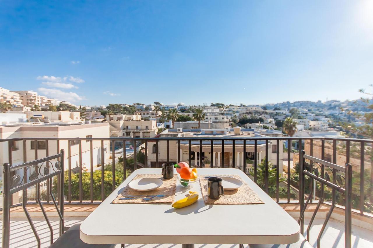 Pool And Sea Merill Apartments - Happy Rentals Mellieha Exterior foto