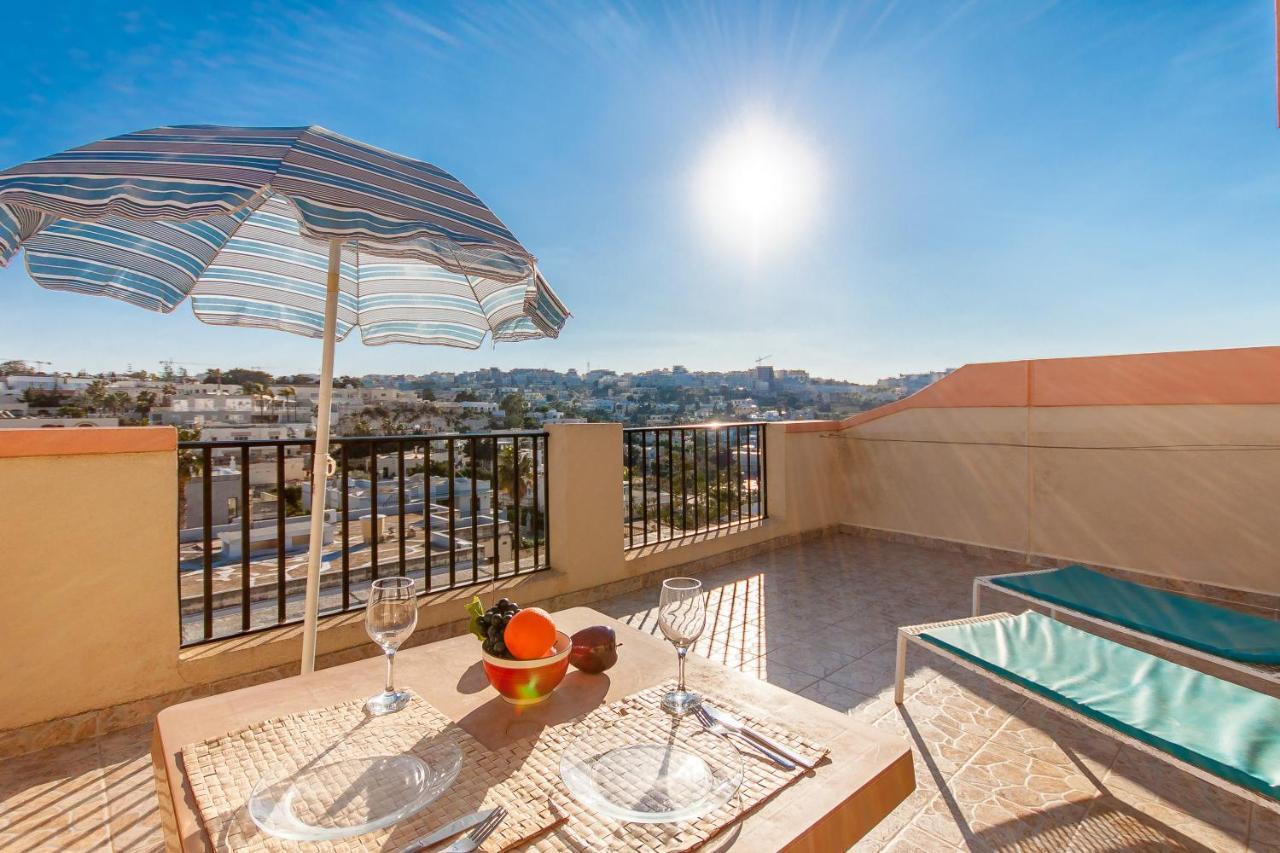 Pool And Sea Merill Apartments - Happy Rentals Mellieha Exterior foto